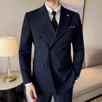 Double-breasted Casual Suit Jacket
