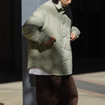 Lapel Loose Casual Thick Jacket