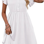 Zeagoo Summer Dress Women's Short Sleeve Dresses (DE Only)