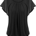 Zeagoo Women's Blouse Batwing Blouse Shirts (DE Only)