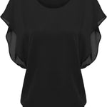 Zeagoo Batwing Chiffon Blouse Tunic T-Shirt (DE Only)