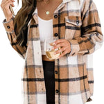 Zeagoo Women's Checked Shirt-Jacket (DE Only)