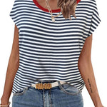 Zeagoo Short Sleeve Sweater Knit Going Out Sweater Tops