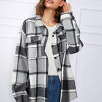 Zeagoo Women's Checked Shirt-Jacket (DE Only)