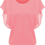 Zeagoo Batwing Chiffon Blouse Tunic T-Shirt (DE Only)