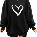 Zeagoo  Oversized Sweatshirts Graphic Print Tops