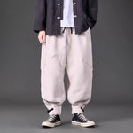Thickened Faux Lamb Wool Loose Casual Harem Pants