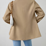 Zeagoo Casual Blazers Double Breasted Long Sleeve Work Office Blazer Jacket