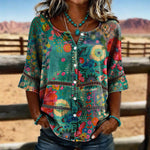 Sidonie | Vintage Floral Blouse