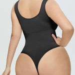 Zeagoo Bodysuit Tummy Control Shapewear Seamless Carved Thong Body Shaper Tank Top