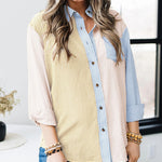 Zeagoo Plaid Colorblock Buttons Long Sleeve Shirt for Women Casual Loose Business Casual 2026 | Under $40