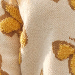 Zeagoo Butterfly Print Crew Neck Oversized Knit Sweater