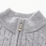 Courchevel half-zip cashmere sweater