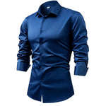 Valerio Satin Stretch Shirt