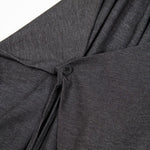 Elastic Waist Midi Skirt Pants