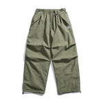 Winter Fleece-lined Drawstring Waterproof Pants