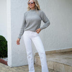 Zeagoo Women's 2024 Fall Turtleneck Sweaters Loose Knit Pullover