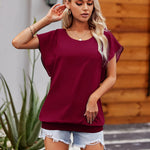 Zeagoo Batwing Chiffon Blouse Tunic T-Shirt (DE Only)