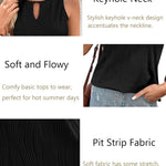 Zeagoo Sleeveless Summer Casual Basic Shirts