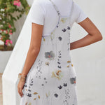 Zeagoo Casual Beach Dress Adjustable Strap Floral Boho Sundress