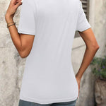 Zeagoo Short Sleeve Shirts Dressy Tops with Pleats