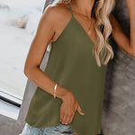 Zeagoo V-Neck Spaghetti Strap Tank Top