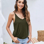 Zeagoo Tank Top V-Neck Sleeveless Summer Tops (DE Only)