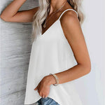 Zeagoo V-Neck Spaghetti Strap Tank Top