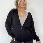 Zeagoo Lightweight Hoodies Full Zip Up Oversized Sweatshirts