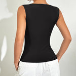 Zeagoo Going Out Tops Slim Fit Sleeveless Crop Tank Tops