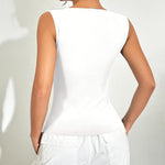 Zeagoo Going Out Tops Slim Fit Sleeveless Crop Tank Tops