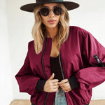 Zeagoo Bomber Jacket Women's Short Blouson Jacket (DE Only)