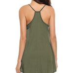 Women Tank Tops Summer Spaghetti Strap Cami Top Shirt Loose Flowy Cotton Racerback Blouses - Zeagoo (Us Only)