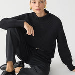 Zeagoo Women's 2024 Fall Turtleneck Sweaters Loose Knit Pullover