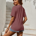 Zeagoo 2 Pack Women Tshirts Short Sleeve Crew Neck Tops
