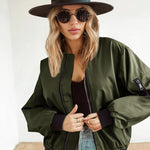 Zeagoo Bomber Jacket Women's Short Blouson Jacket (DE Only)