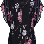 Zeagoo Batwing Chiffon Blouse Tunic T-Shirt (DE Only)