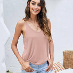 Zeagoo Tank Top V-Neck Sleeveless Summer Tops (DE Only)