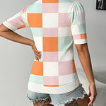 Zeagoo Short Sleeve Sweaters Soft Casual V Neck Pullover Tops