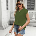 Zeagoo Cap Sleeve Sweater Vest Knit Sweater