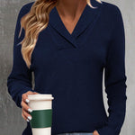 Zeagoo Sweaters for Women Long Sleeve Shirts V Neck Knit Pullover