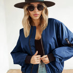 Zeagoo Bomber Jacket Women's Short Blouson Jacket (DE Only)