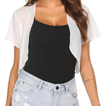 Zeagoo Bolero Chiffon Festive Short Sleeve Bolero Jacket (DE Only)