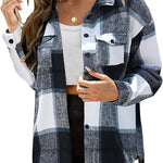 Zeagoo Women's Checked Shirt-Jacket (DE Only)