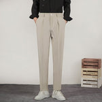 Slim-Fit  Fluid Straight-Leg Suit Trousers