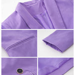 Zeagoo Casual Blazers Double Breasted Long Sleeve Work Office Blazer Jacket
