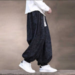 Loose Wide-leg Scimitar Harem Pants