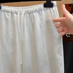 Tencel Linen Casual Loose Wide-leg Pants