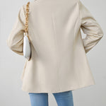 Zeagoo Casual Blazers Double Breasted Long Sleeve Work Office Blazer Jacket