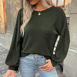 Zeagoo Long Sleeve Backless Hollow Knit Sweater for Women Casual Work Office Loose Fit 2026 | Under